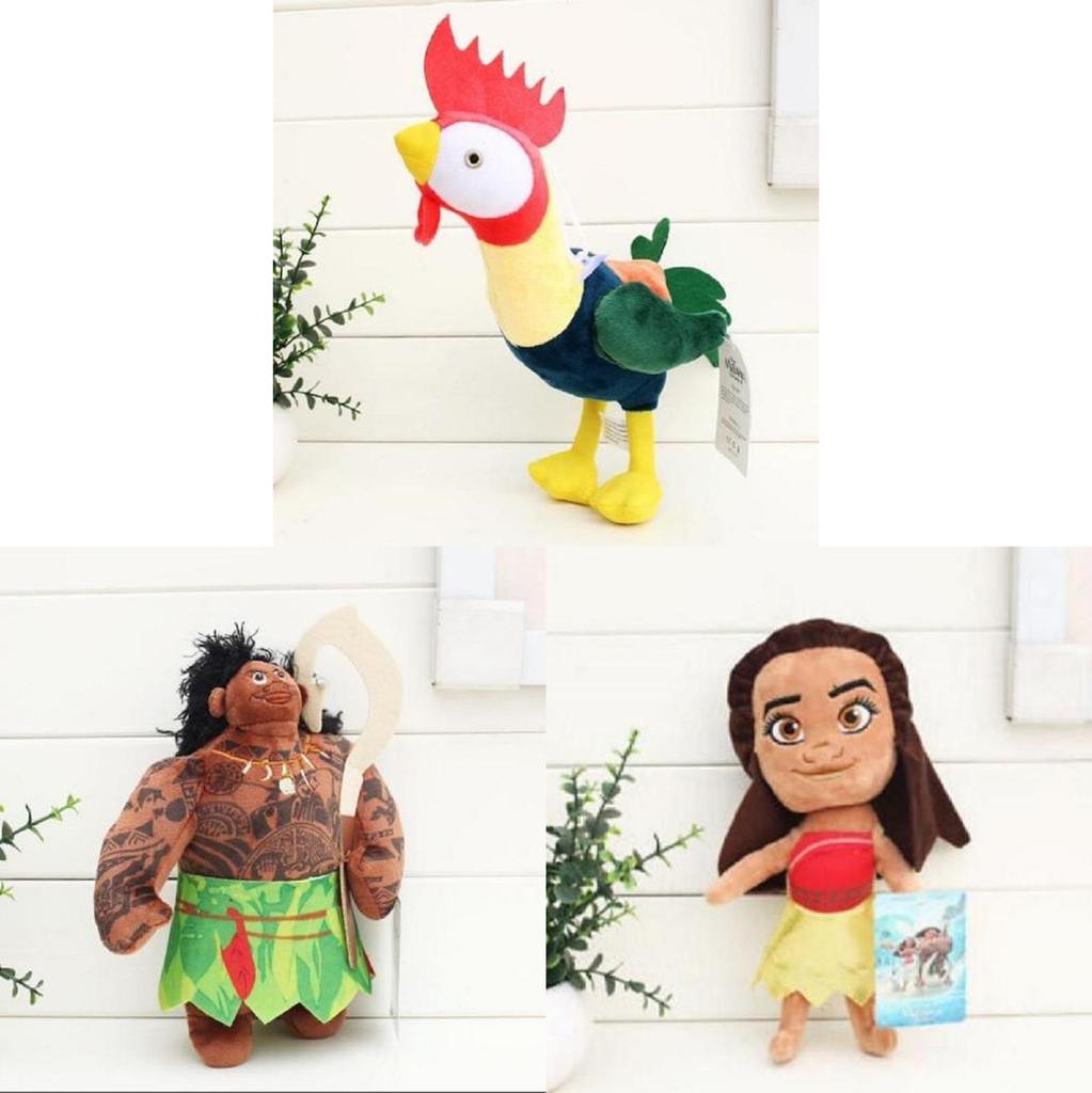 Premium Quality Movie Moana Maui Pua Heihei Plush Dolls For All Ages