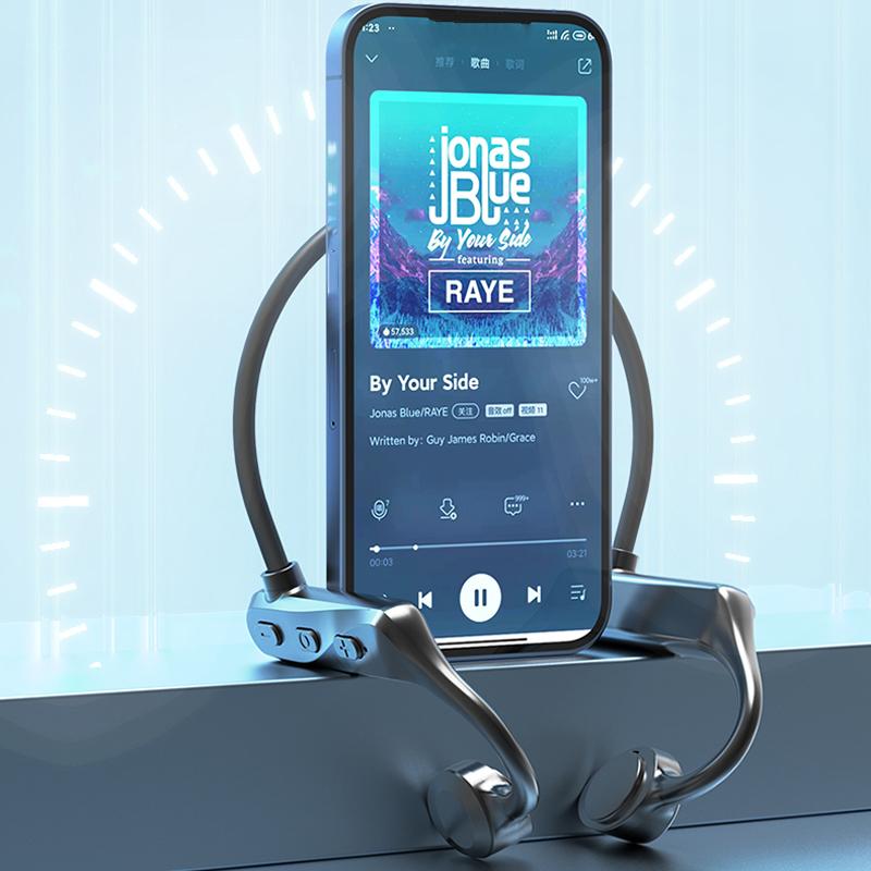 K69 Noise Cancelling Earphones Ear Hook TWS Bone Conduction Headphones Wireless Bluetooth 5.0 Headset HiFi Stereo Music Earbuds for For Xiaomi Huawei