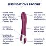 Heating Vibrator Connected USB Red Big Heat Satisfyer Cc597784