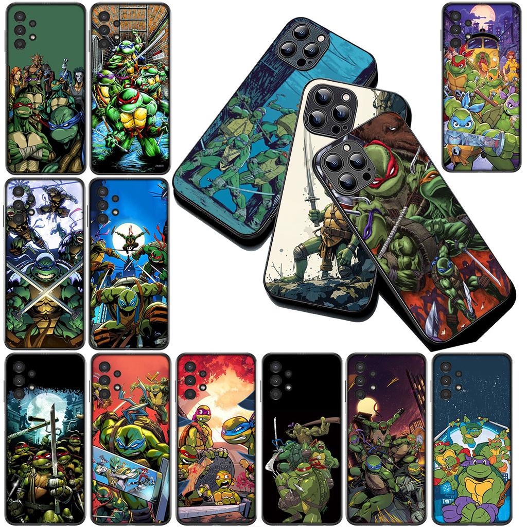 Ninjas Anime T-Turtles Cartoon Phone Case for OPPO A80 A18 A16 A40 A17 A15 A38 A78 A79 A54 A57 A12 A60 4G 5G Protective Cover