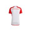 Adidas Bayern Munich Home Kit with Letter Logo Sports Short Sleeve Soccer Jersey Men Tops Red White IJ7442