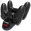 Dual Controller Charger Charging Stand for PS4/Pro/Slim with 4 Micro USB Dongles