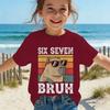 Fashion Kids T-Shirt Six Seven 67 Meme Graphic Print Boy and Girl Tees Top Summer Short Sleeve O Neck Casual Outdoor Kids Clothing