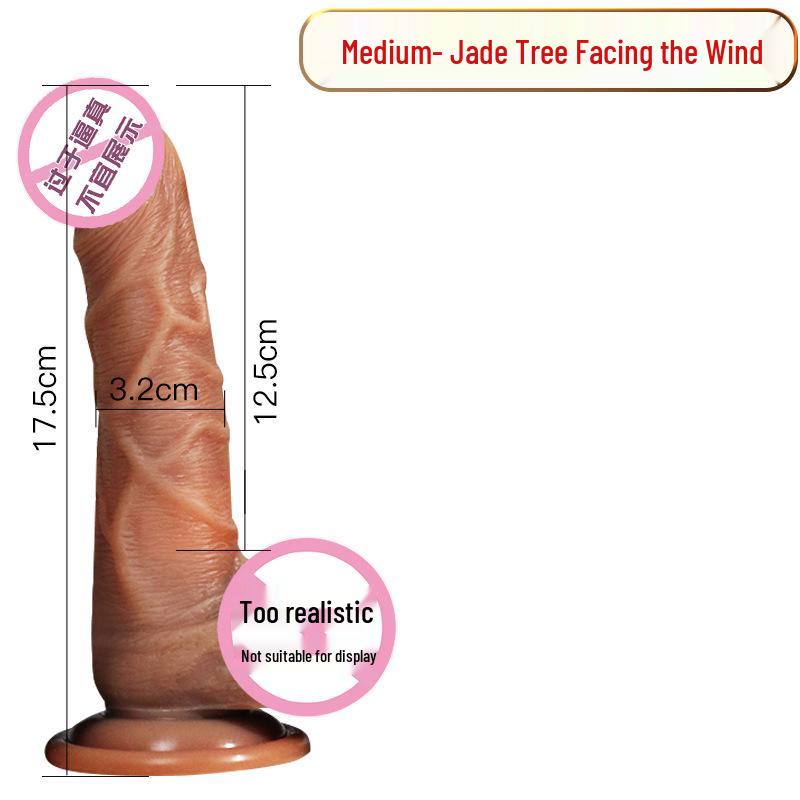 Electric Silicone Realistic Vibrating Dildo for Women