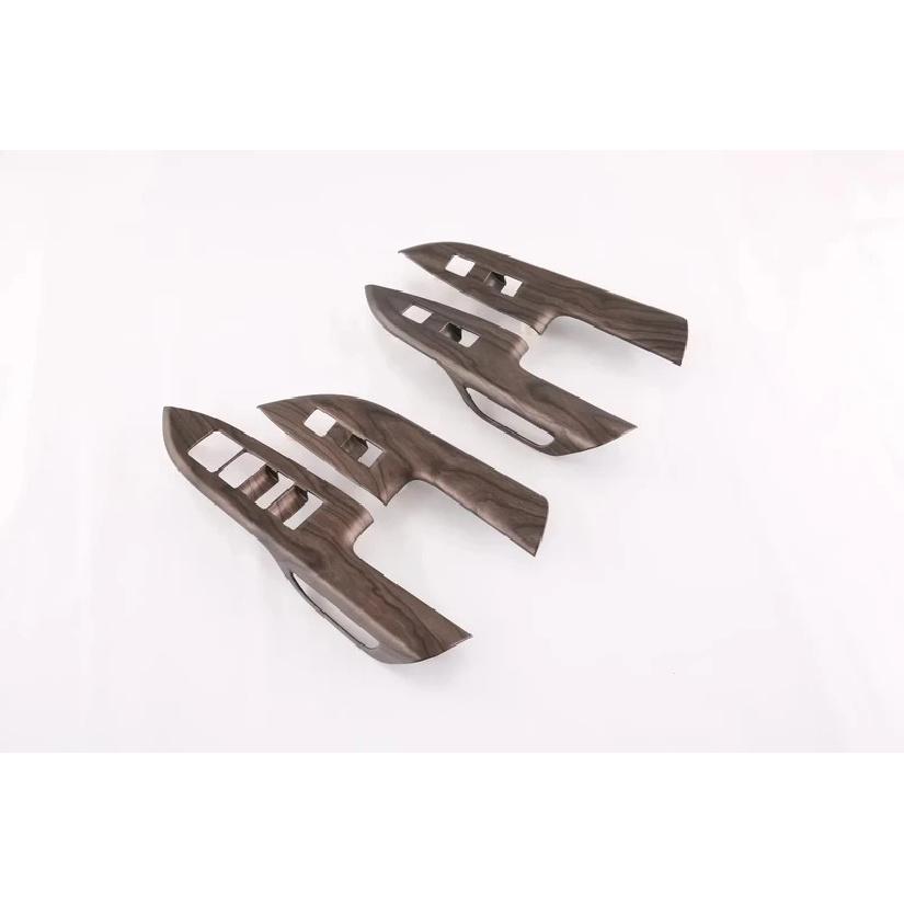 For Lexus NX260 350h 2024 ABS Chrome Door Window Lift Button Switch Control Panel Frame Cover Interior Armrest Trims