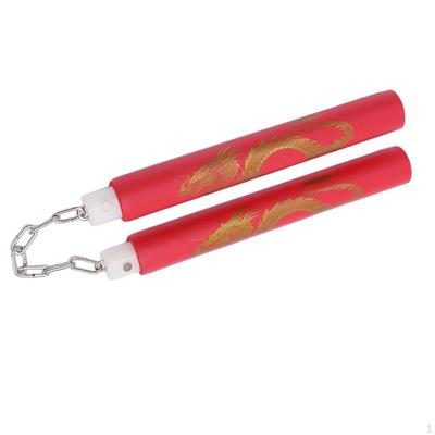 Jucării Nunchucks Antrenament Spumă Chinezesc pentru Sport Karate Antrenament Roșu