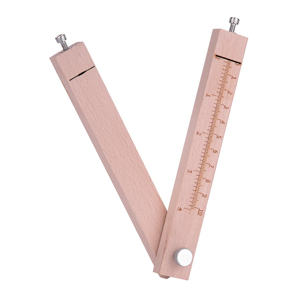 Adjustable Wooden Strip and Strap Belt Cutter Leather Hand Cutting DIY Craft Tool With 5 Blades