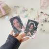 Cute Colorful Star Pocard Holder 3 Inch Card Holder Idol Po Storage Card Display Protective Pendant Card Organizer Gifts