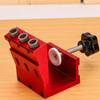 Pocket Hole Jig Set,Adjustment Pocket Dowel Hole Jig System Set Woodwork Guide Joint Angle Tool Woodworking Tool