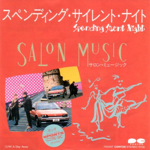 

7inch Record SALON MUSIC - Spending Silent Night / A Day Away 7A0347 CANYON 1984 Japan Japanese Pop/Rock Used