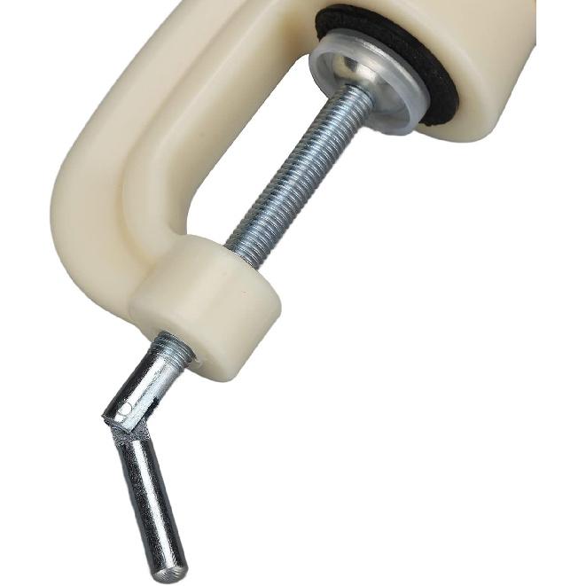 Dioche Wig Head Stand, Manikin Head Stand Holder Clamp Height Adjustable Mannequin Head Clamp Holder for Hairdressing Head Beauty Model Training Head