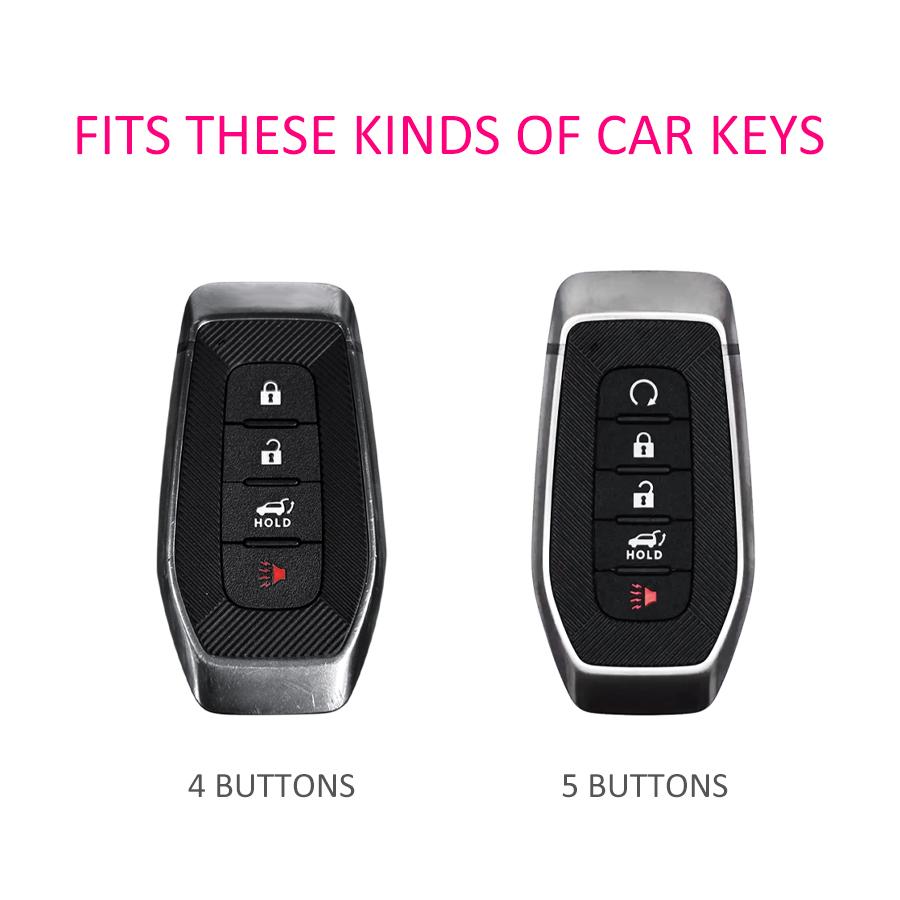 2X Silicone Car Key Fob Cover Case Holder For Infiniti Qx60 Qx80
