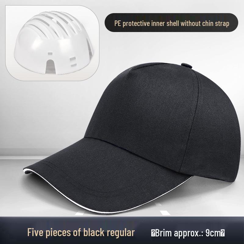 Lightweight Anti-Collision Breathable Duckbill Safety Helmet for Workshop and Worksite, Baseball Cap Style with Logo.
