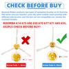 Compatible For iRobot Roomba 614 / 620 / 630 / 650 / 651 / 671/ 660 / 692 Robot Vacuums Accessory Main Side Brush Filter Part