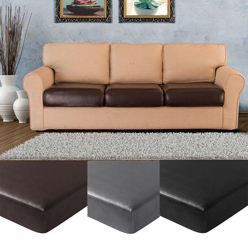 Versatile And Durable Elastic Pu Leather Sofa Cushion Slipcovers For All Sofas