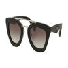 Logo Plastic Aviator Sunglasses Women's Black