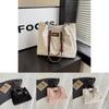 Fashionable Black Pink Beige Tote Bag With Unique Design Ideal For Students And Commuting