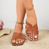 Fashion Summer New Women Slippers Open Toe Beach Sandals Flat Bottom Non-slip Outdoor Slippers Sexy Fashion Shoes Female Slides Woman