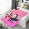 WITCH WATCH Throw Kid-Friendly Flannel Throw Blanket Soft Warm Anti-Static Washable All Season