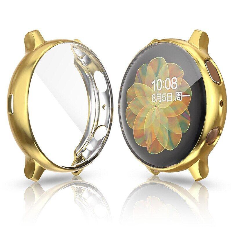 Compatible for Samsung Galaxy Watch Active Case Soft TPU Bumper Full Around Screen Protector Galaxy Watch Active 40mm SM-R500