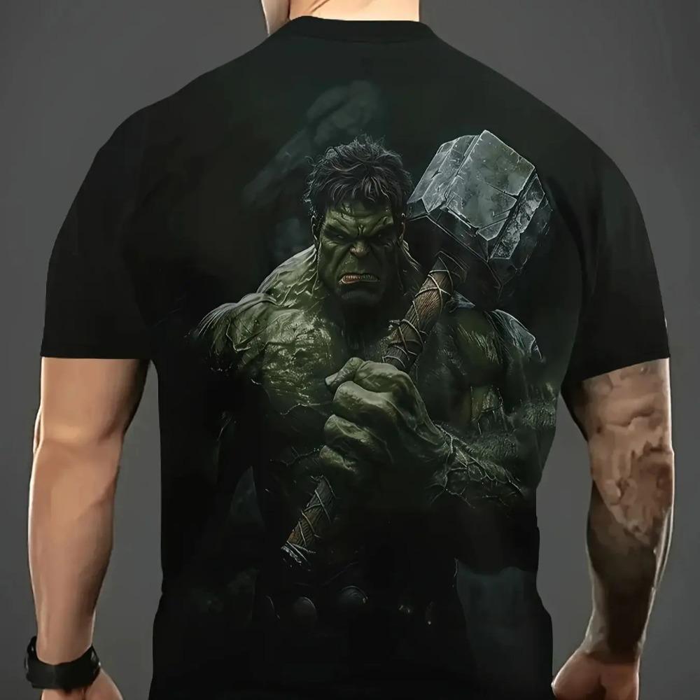 Marvel T-shirt 3D Print Superhero Hulk T shirt XXS