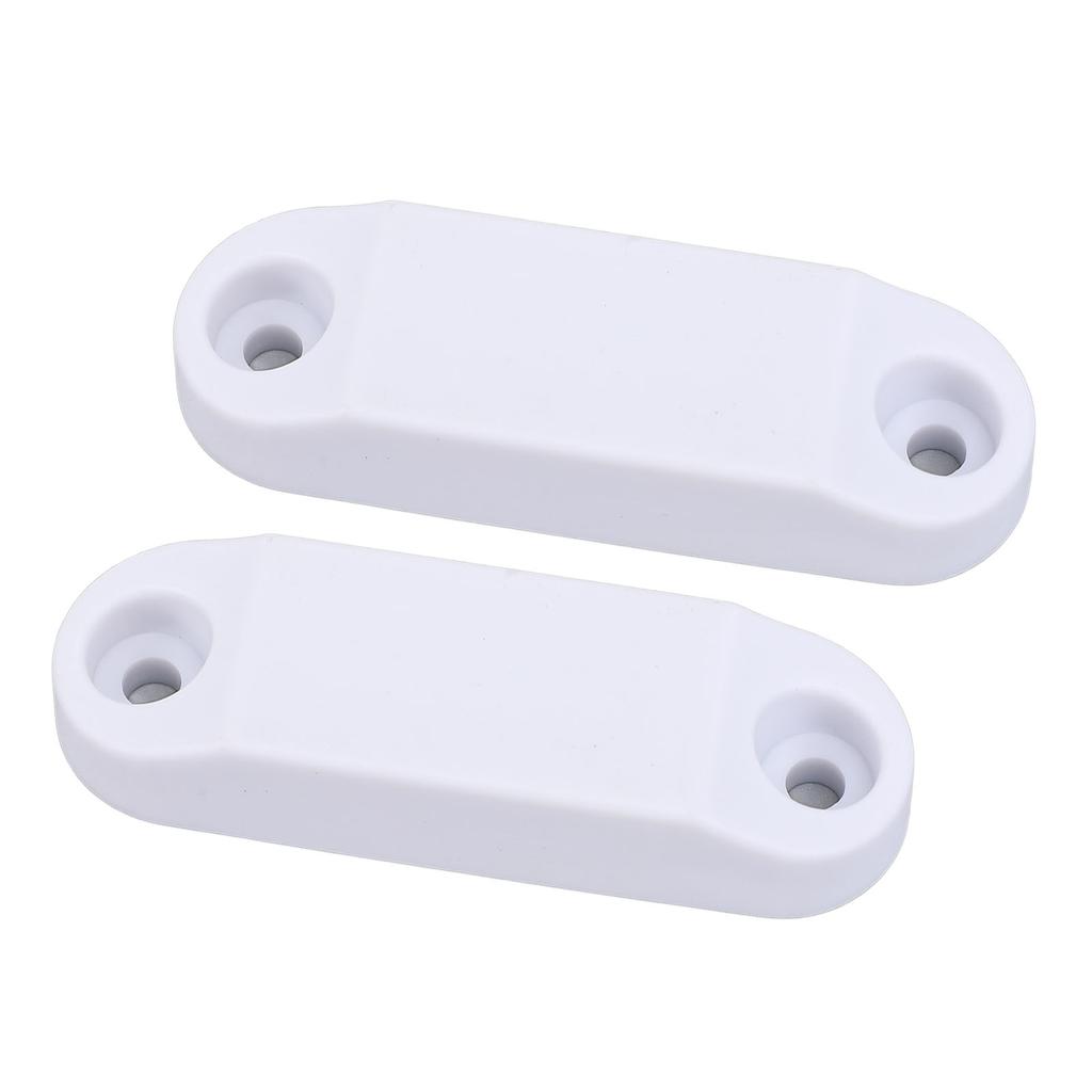 2 Set RV Magnetic Baggage Door Catch White RV Storage Door Holder for Campers Motor Homes