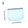 Transparente Silikon-Lebensmittel-Snack-Organizer-Tasche, wiederverwendbare, auslaufsichere Lebensmittel-Gefrierbehälter