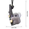 Rearview Plush Koala Ornament Rearview Glass Plush Koala Cute Ornament For Car Backpack Animal Pendants Charming Household