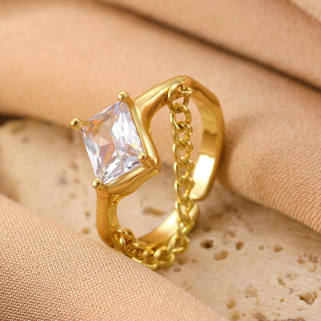 High-End Cross-Border Fashion Bow Ring for Women - European & American Style Open Index Finger Accessory