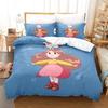 3D Anime Bee And Puppycat Bedding Set Single Twin Full Queen King Size Bed Set Adult Kid Bedroom Duvet Cover Sets Home Textiles