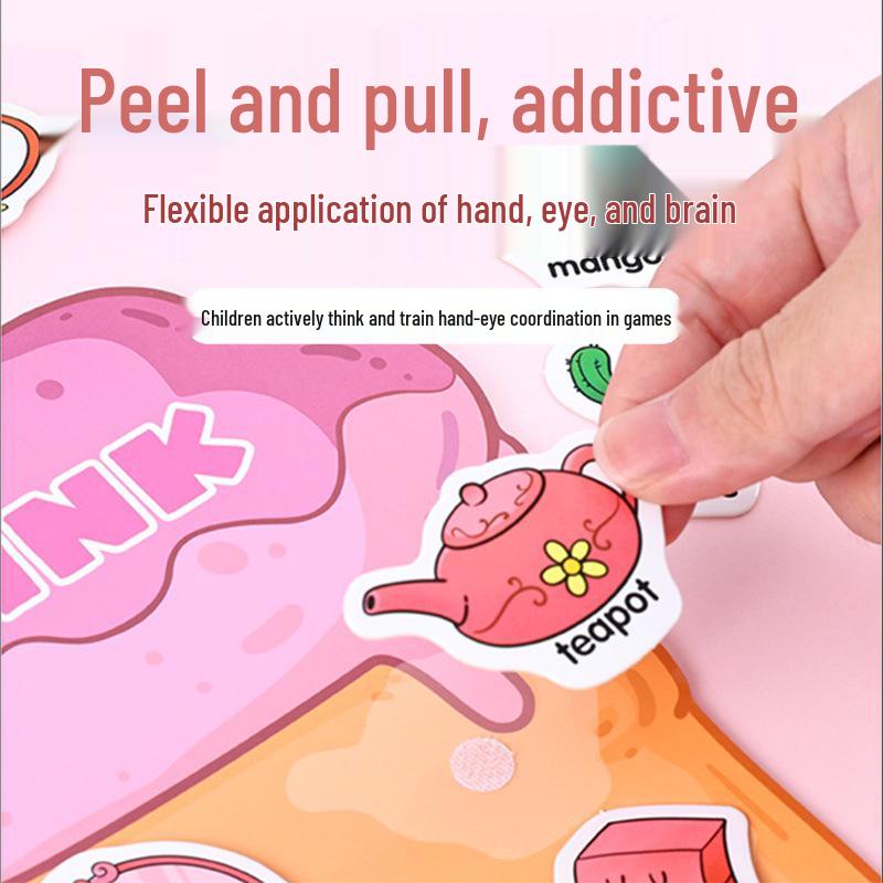 Early Education Color Sorting Sticker Book for Kids
