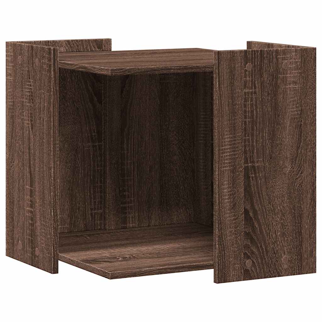 Katzenklo Eichenoptik 53 x 53 x 51 cm Holzwerkstoff