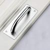 Stainless Steel Door Plate Handle Safety Door Gate Door Handle Heavy Duty Barn Door Pull  Hardware