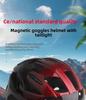Road Bike Mountain Bike Cycling Helmet with Tail Light No Logo Design for Unisex Adults