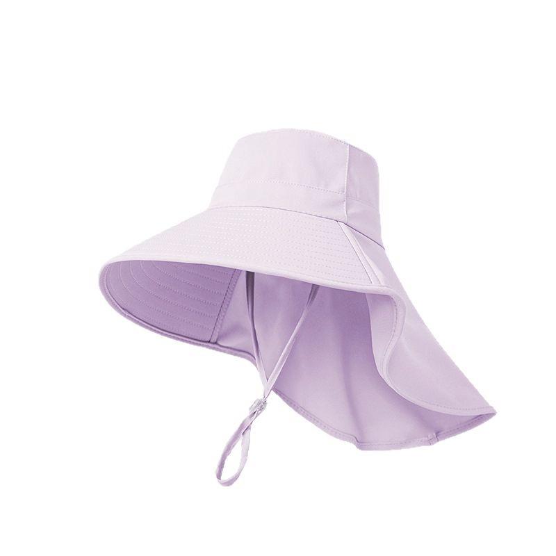 Womens' Travel Beach Shawl & Sun Hat Combo – Large Brim, Face Covering, UV Protection, New Style for Sunshade & Cycling