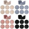 6pcs/Set Round Silicone Drink Coaster Set Silicone Tea Mat Washable Cup Pad  Hotel Restaurant
