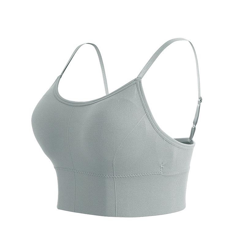 Verstellbarer Sling Wrap Bandeau Sport-BH - Bügellos, Schönes Rückendesign