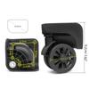 1Pair Luggage Wheels Suitcase Replacement Wheel Roller Hardware Repairing Kit 360 Degree Spinner Caster Heavy Duty Wheel