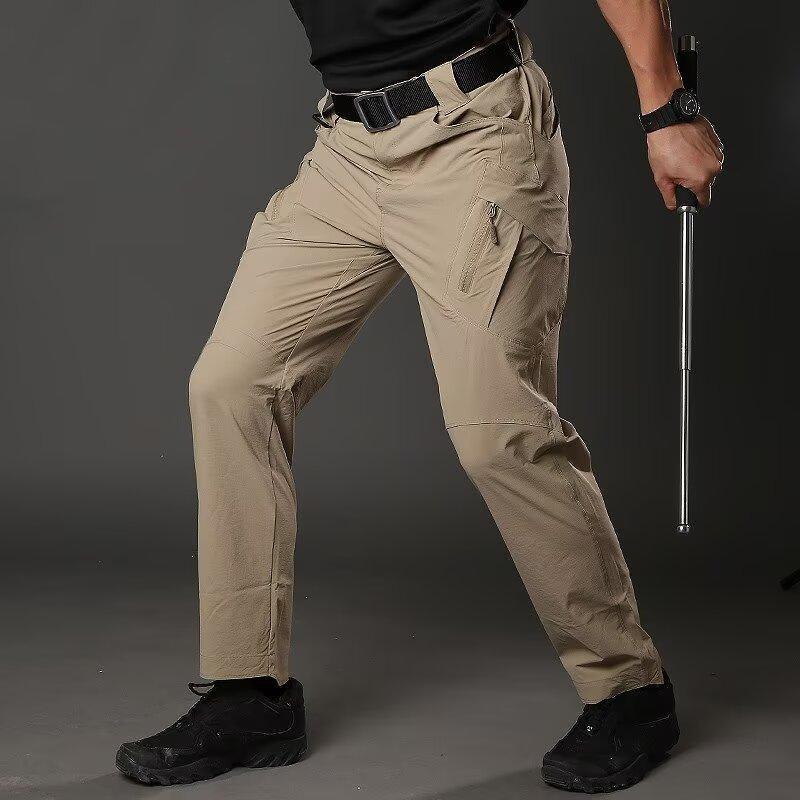 Lightweight Quick-Dry Outdoor Tactical Pants – Breathable, Waterproof, Multi-Pocket Windbreaker