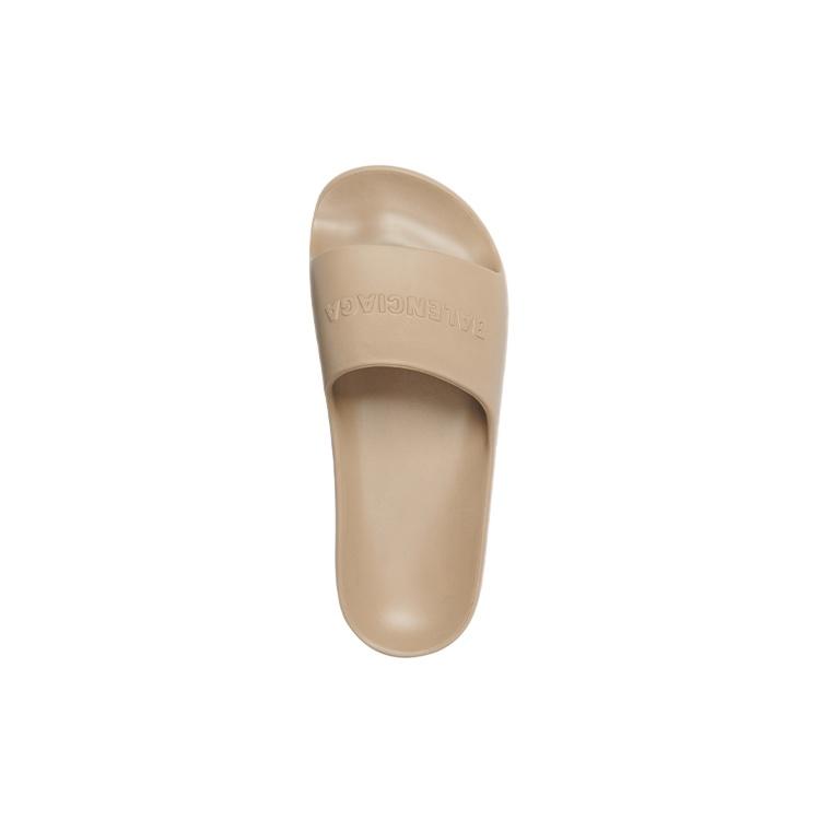 (WMNS) Balenciaga Chunky Slide Sandals 'Beige Rubber' Women's 654315W1S899230