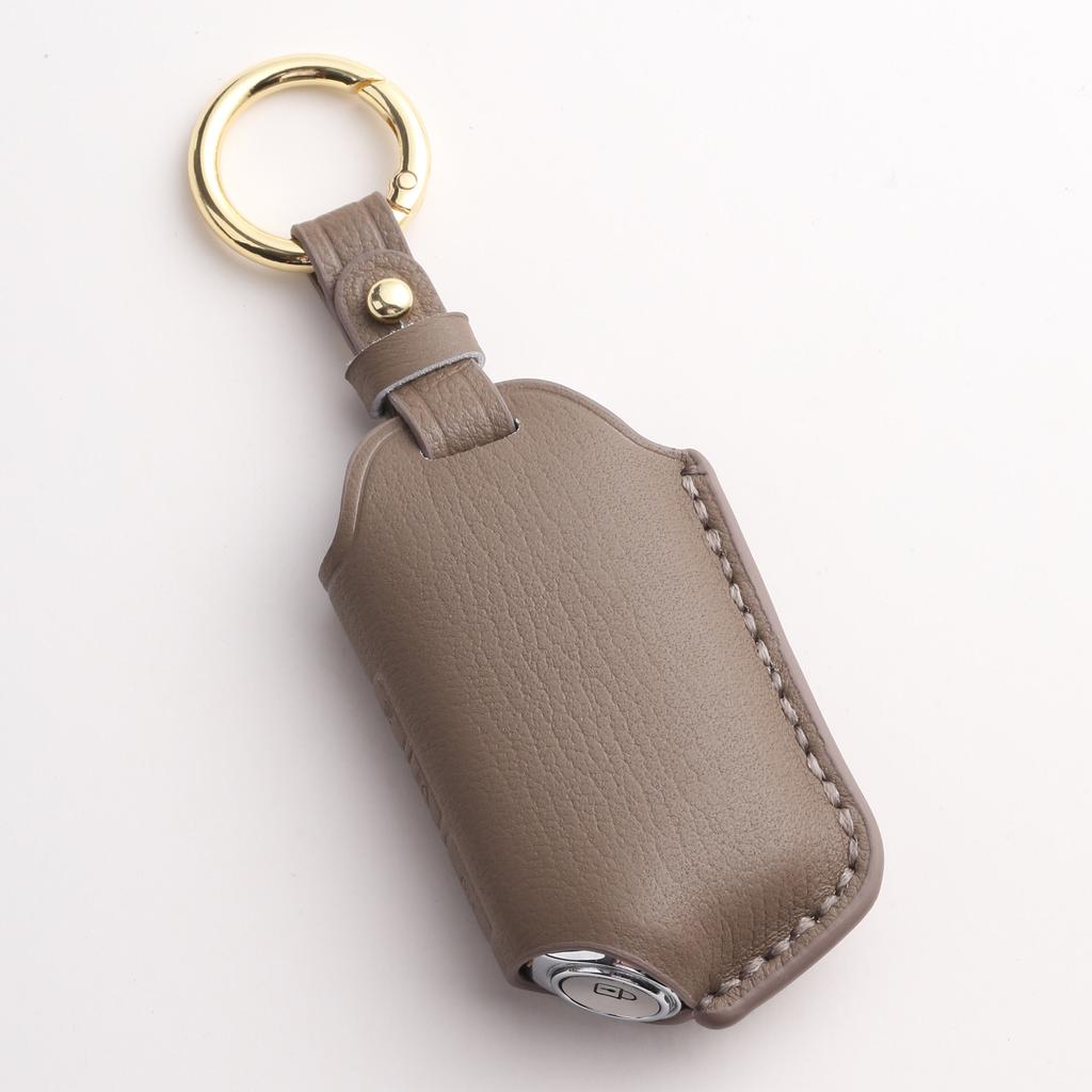 Maßgefertigte Lederschlüsseltasche ist geeignet für hochwertige handgefertigte Autoschlüsselhülle und Etui-Kette für Kia Nutzfahrzeuge