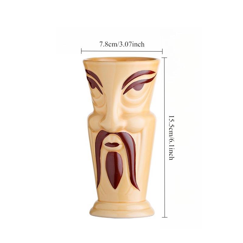 

Creative Cocktail Cup Wine Mug Antique Cocktail Cup Personalized Tiki Cup Hawaiian Party Wine Mug Home Decoration Accessories