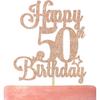 Glitter 'Happy Birthday' Cake Topper Party Decoration