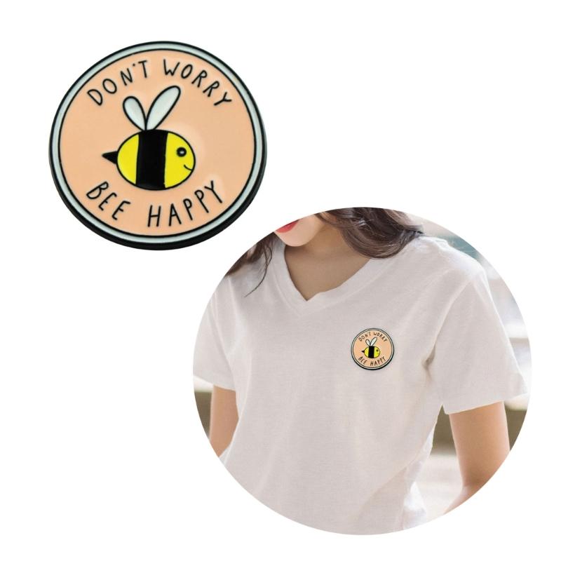 Unique Alloy Bees Brooch Pin Clothing Jewelry Accessories Eye Catching Corsage Pins Perfect Gift for Women Girl Children