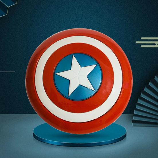 Shield-Toy Collectable Smooth Surface Multifunctional Avengers Captain American Plastic Shield-Toy for Halloween