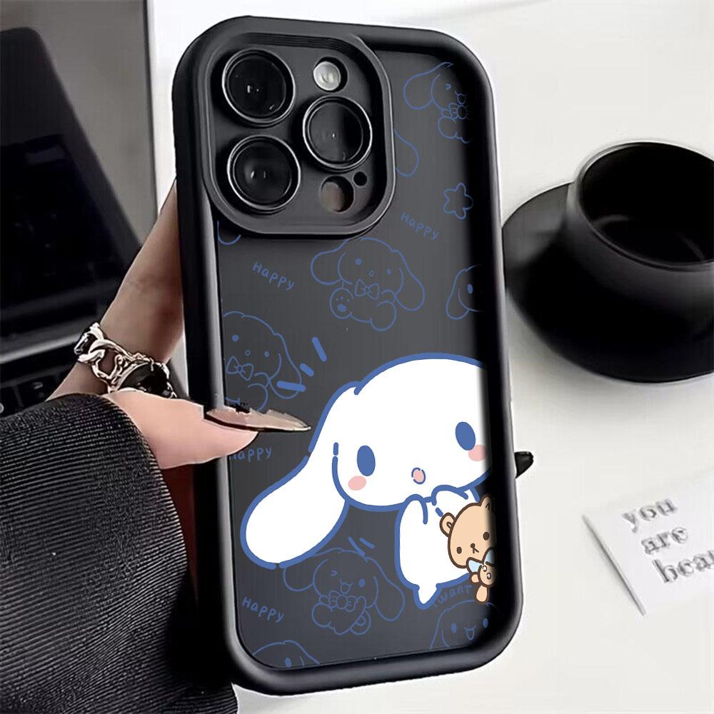 Sanrio New Cinnamoroll Phone Case For IPhone 16 15 14 13 12 11 Pro Max Mini XR XS X 7 8 Plus Soft TPU Back Cover
