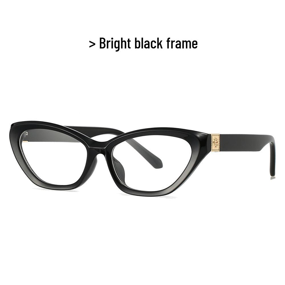 Cross-Border Cat Eye Glasses 2443: High-End Blue Light Blocking, Myopia-Compatible, Internet Celebrity Style