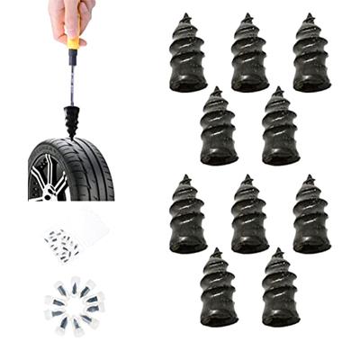 20Pcs Car Motorcycle Vacuum Tyre Repair Nails Truck Scooter Bike Tire Puncture Repair Tools Rubber Nails Tire Accessories