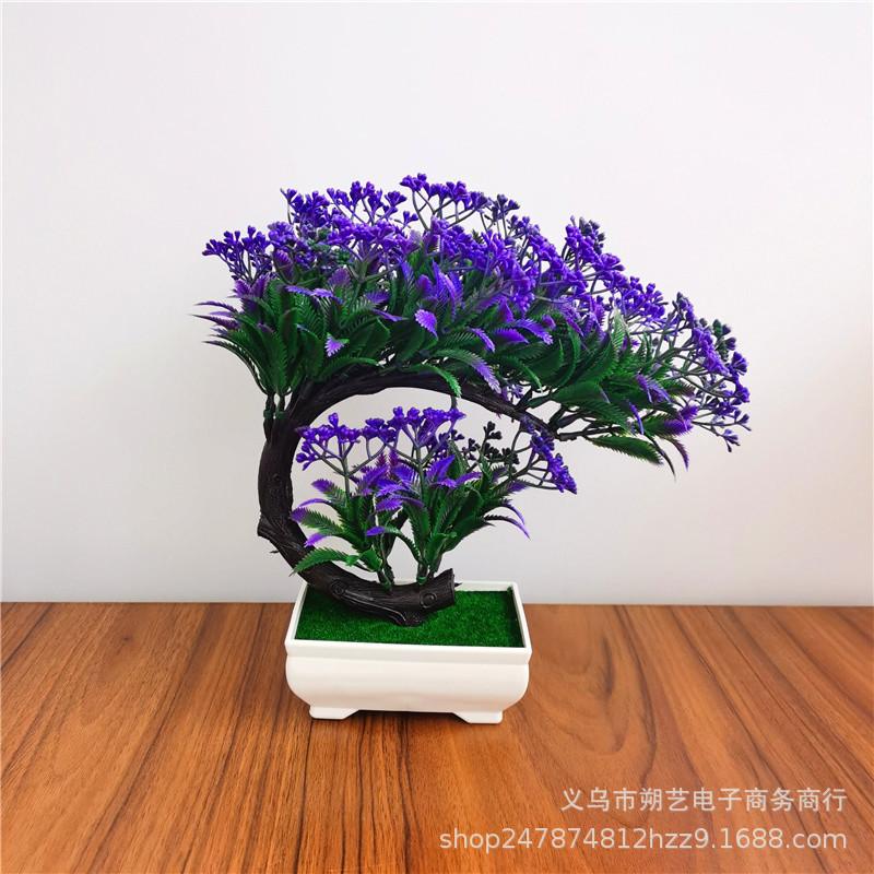 

Имитация гостеприимной сосны в горшке пластиковый искусственный цветок павлинье дерево бонсай фото реквизит дом