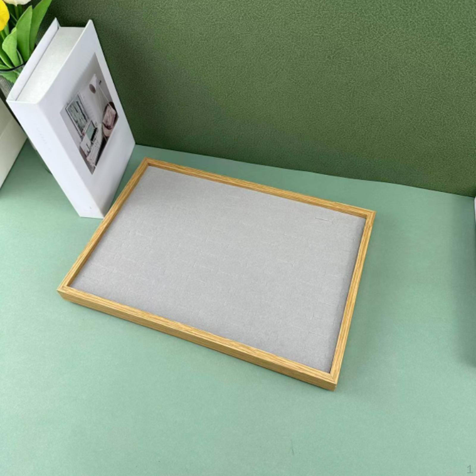 

Серьги Держатель для ювелирных изделий Организатор Кольцо Поднос для сережек Бархатная витрина коричневый